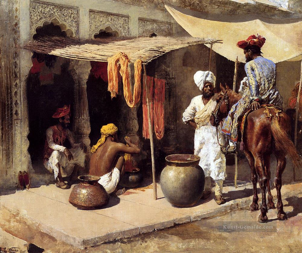 außerhalb eines indischen Färberei persisch Ägypter indisch Edwin Lord Wochen Ölgemälde